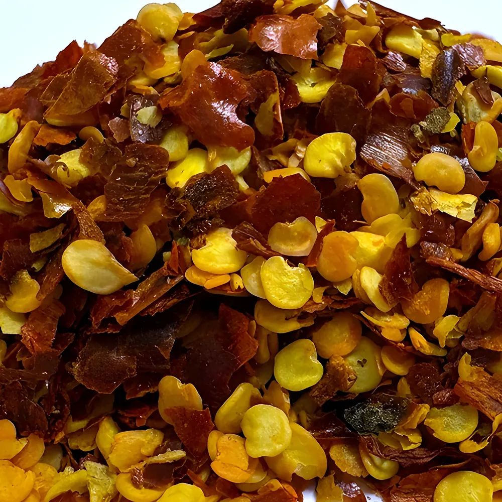 Chilli Flakes, real close-up of our stock