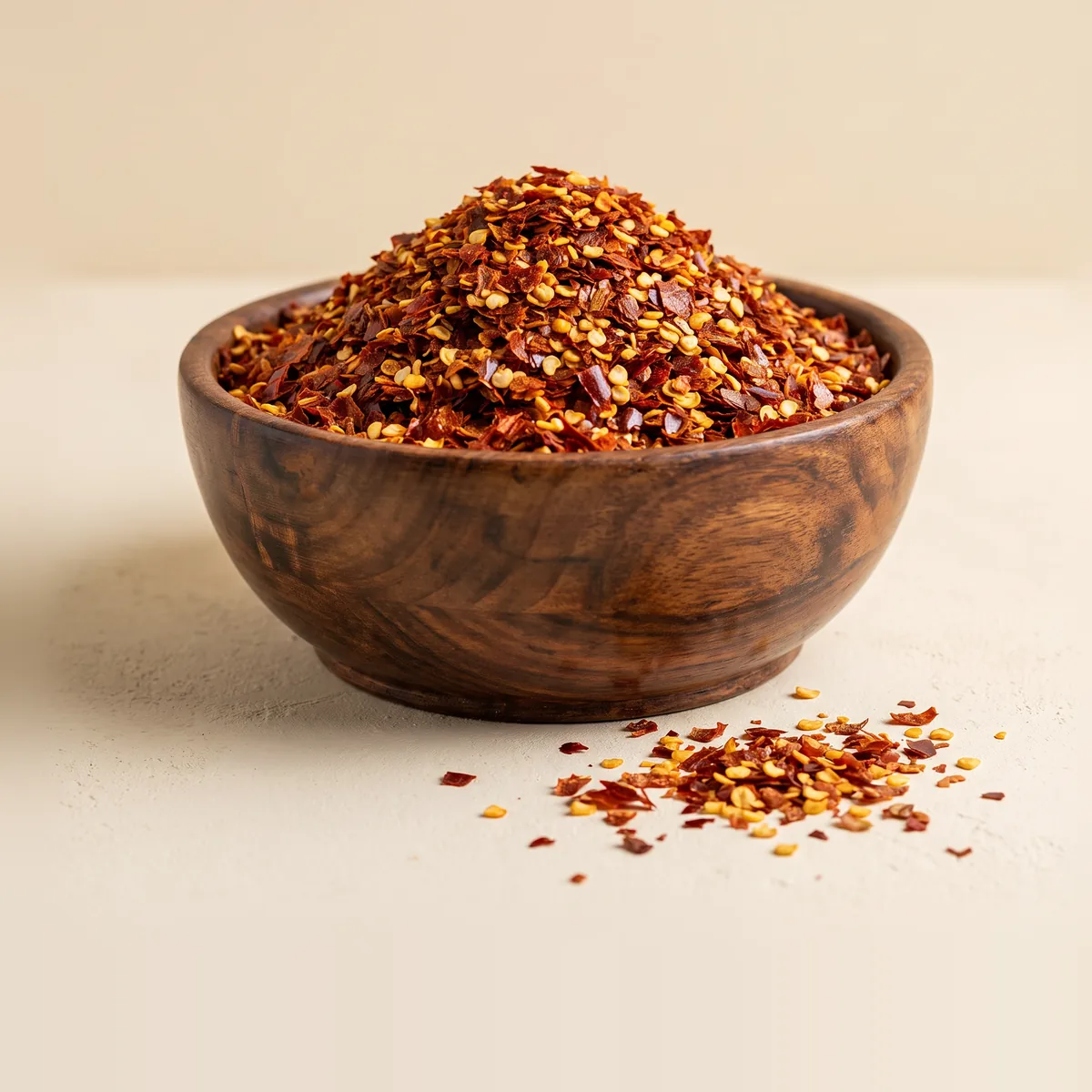 Lal Mirch M.B (A) in a wooden bowl