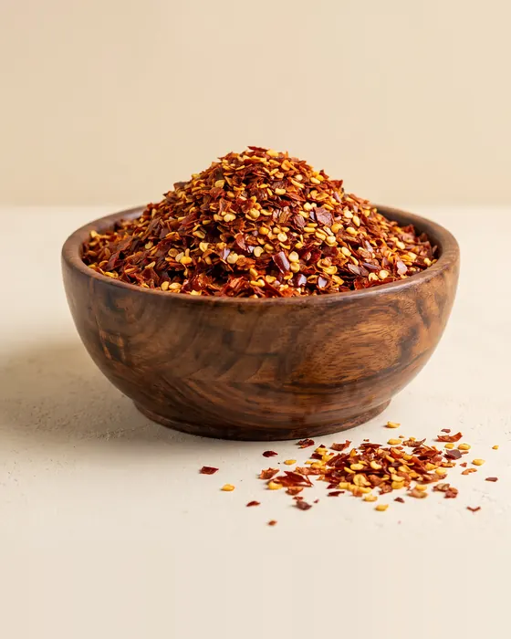 Lal Mirch M.B (A) in a wooden bowl
