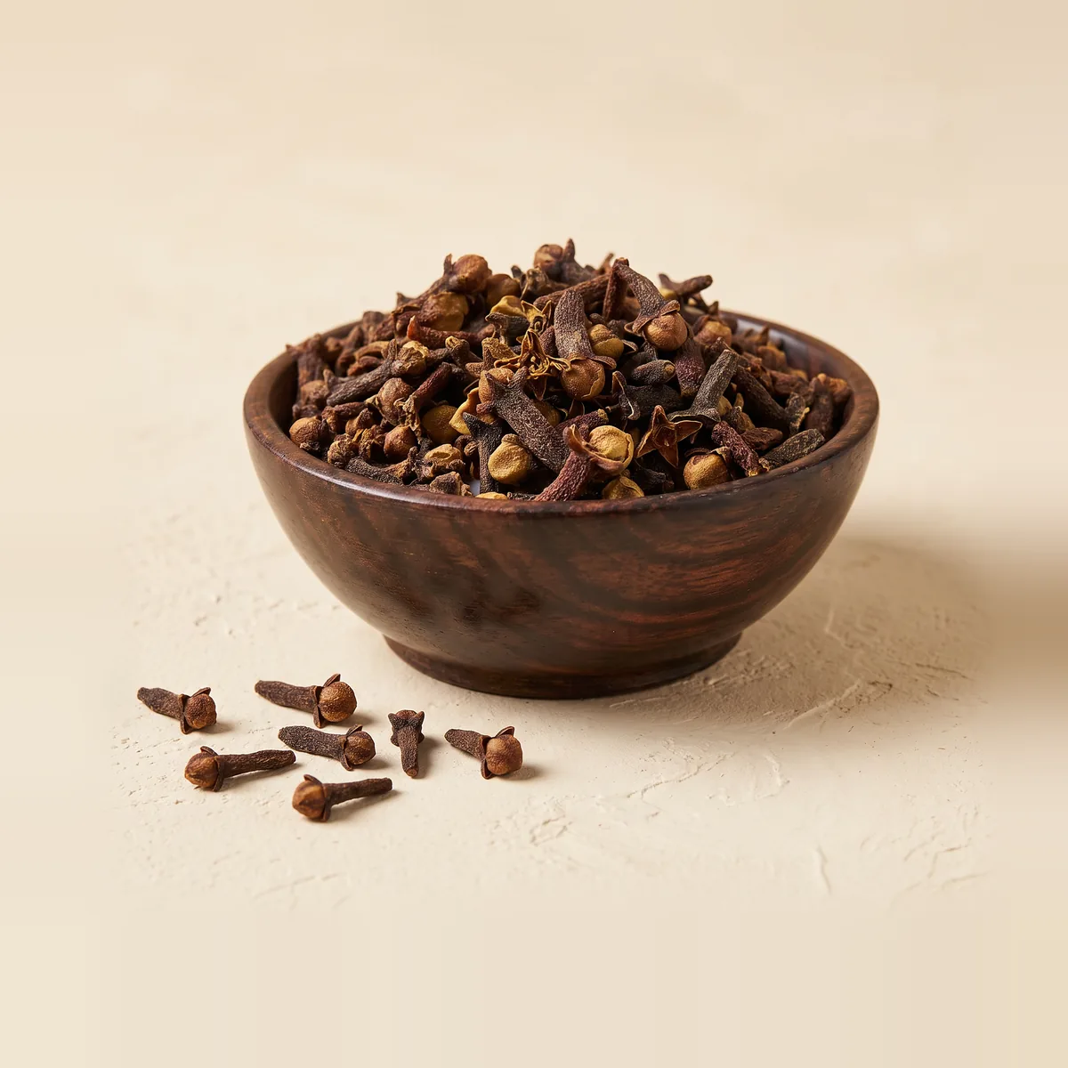 Laung Daal in a wooden bowl
