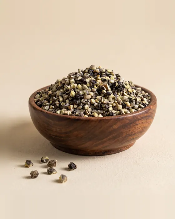 Regular Kali Mirch Daal in a wooden bowl